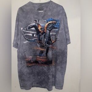 NWOT Vintage  The Mountain Unisex Printed Graphic Tee Featuring Jason Meuser XXL